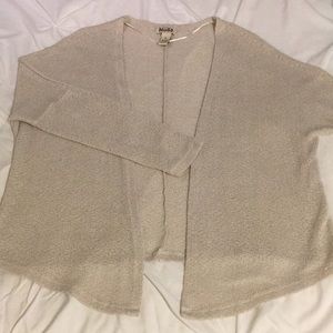 Mudd Cream Full Sleeve Length Cardigan Size SMALL